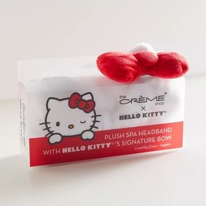 NEW! The Crème Shop X Hello Kitty Plush Spa Headband